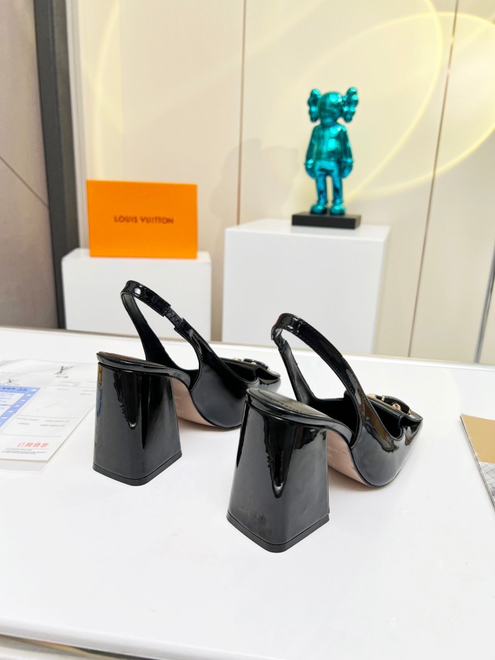 Louis Vuitton Shake Slingback Pumps Size 35-41 6-Color