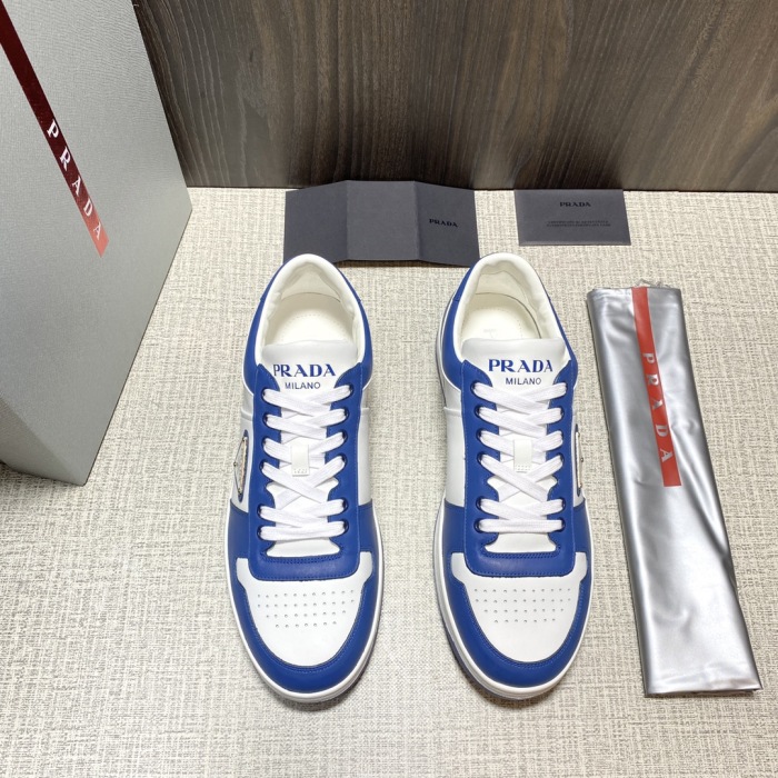 Prada Downtown Leather Sneaker Size 36-45   10-Color