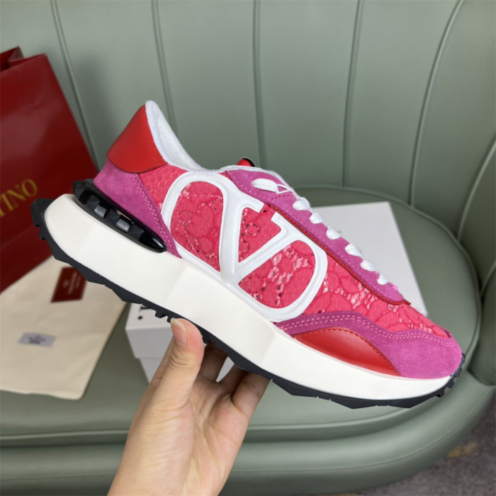 Valentino Lace and Mesh Lacerunner Sneaker Size 36-41   9-Color