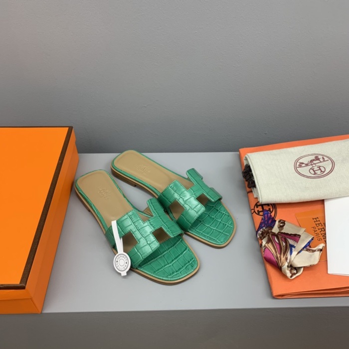 Hermes Oran Slippers Size 35-41  9-Color