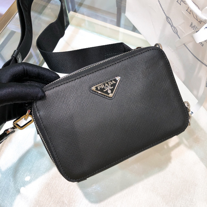 Prada 2VH070 Saffiano Leather Prada Brique Bags Size 19*12.5*5.5cm