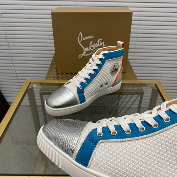 Christian Louboutin Louis High-Top Sneaker Size 36-46  8-Color
