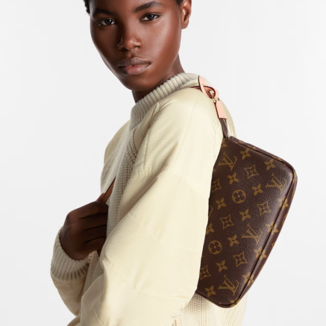 Louis Vuitton M40712 Pochette Accessoires Women Bags Size 23.5*13.5*4cm
