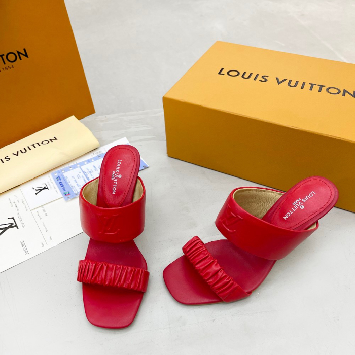 Louis Vuitton Drapy Pumps Size 36-41 Height 8.5cm   4-Color