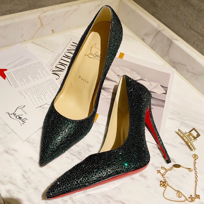 Christian Louboutin Kate Strass Pumps Size 35-41 12-Color