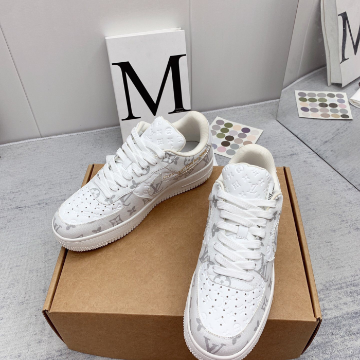 Louis Vuitton x Off White x Air Force 1 Sneaker Size 36-45   9-Color