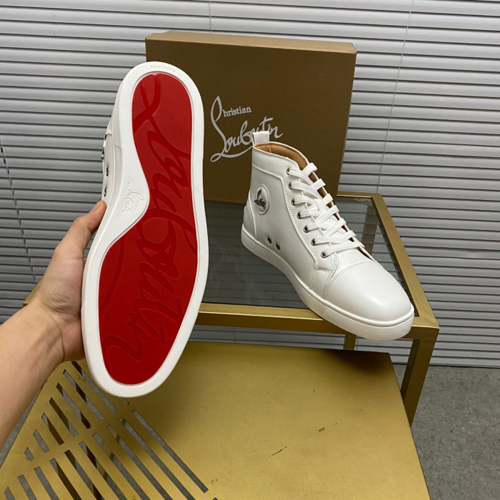 Christian Louboutin Louis High-Top Sneaker Size 36-46  8-Color