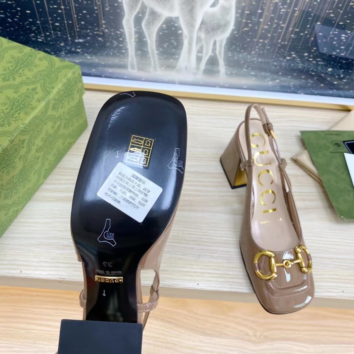 Gucci Slingback With Horsebit Pumps Size 35-41 7-Color