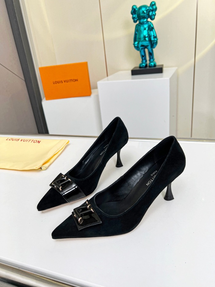 Louis Vuitton Signature Pumps Size 35-41 4-Color