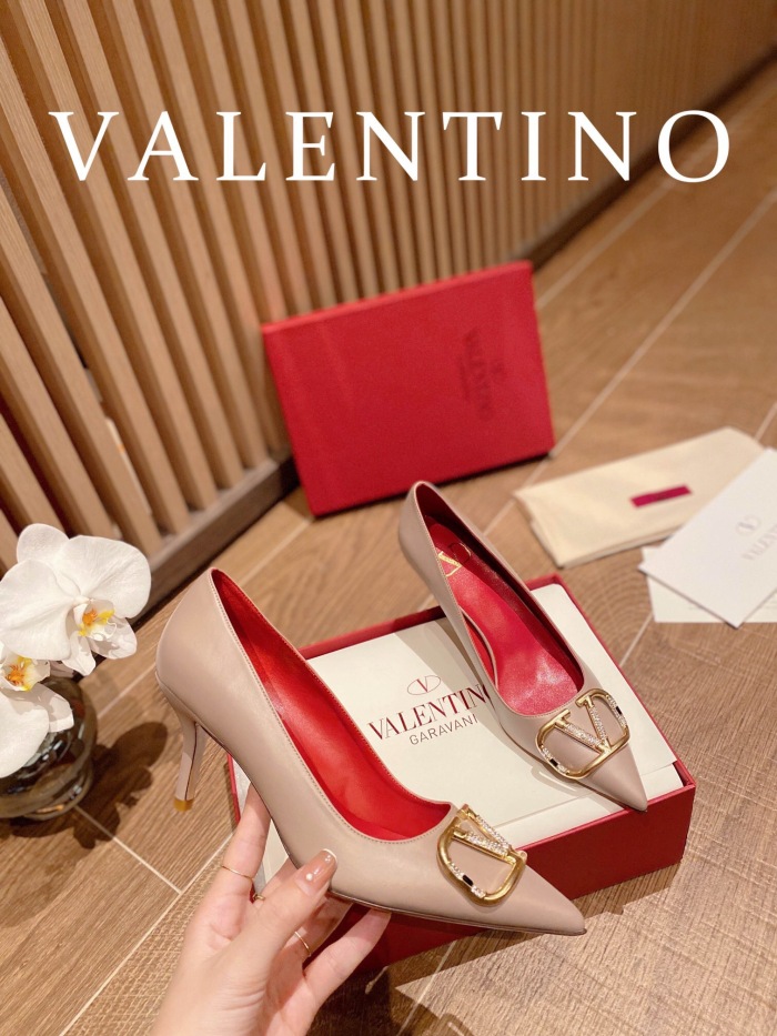 Valentino Vlogo Signature Slingback Pumps Size 35-41 4-Color