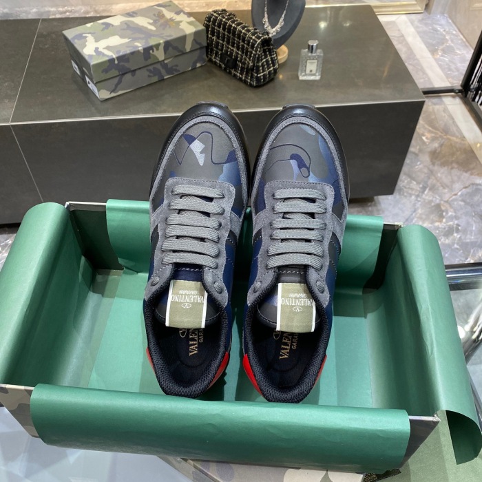 Valentino Camouflage Rockrunner Sneaker Size 39-45   11-Color
