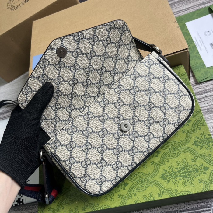 Gucci Ophidia Shoulder Bags 13*22*4cm