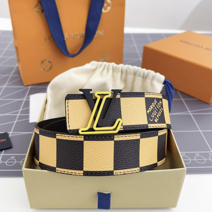 Louis Vuitton Men Belt Width 4cm