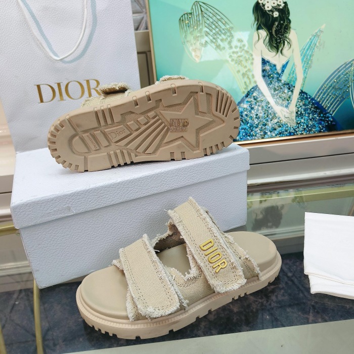 Dior Velcro Women Slippers Size 36-41