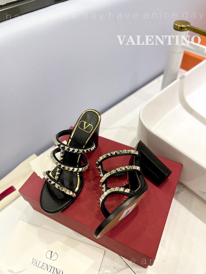 Valentino Rockstud Calfskin Leather Pumps Size 35-41 5-Color