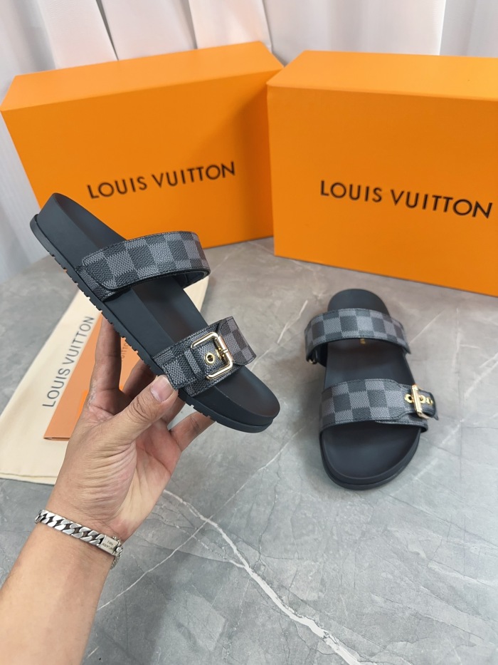 Louis Vuitton Slippers Size 36-45 6-Color