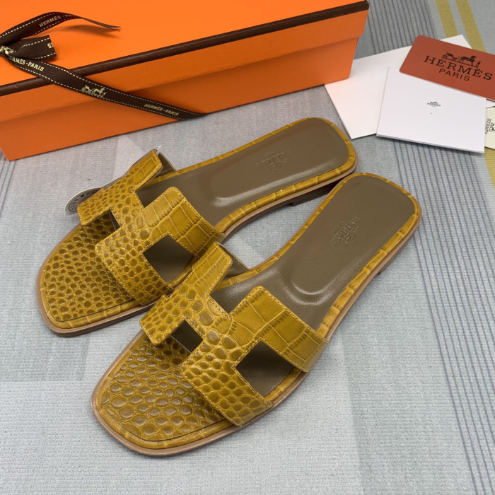 Hermes Oran Slippers Size 35-41  12-Color