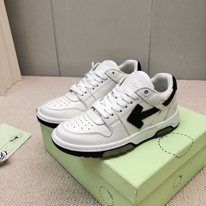 OFF White Out of Office Calf Leather Sneaker Size 35-45   8-Color