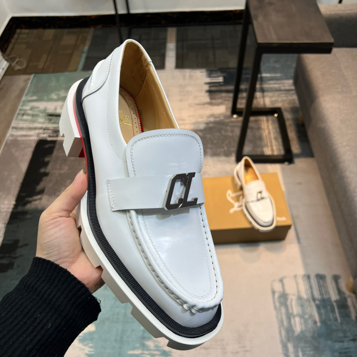 Christian Louboutin CL Moc Dune Loafers Size 39-45 3-Color