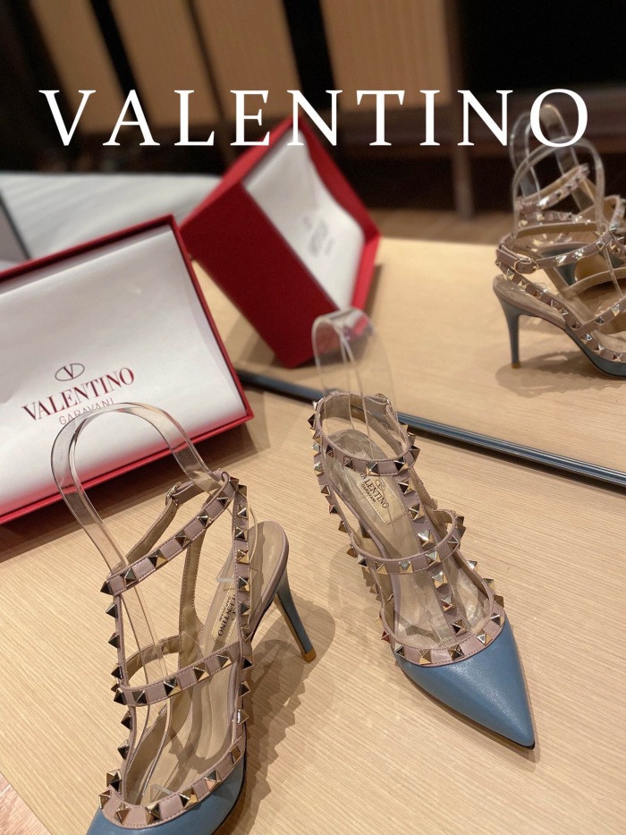 Valentino Rockstud Ankle Strap Pumps Size 35-41 11-Color