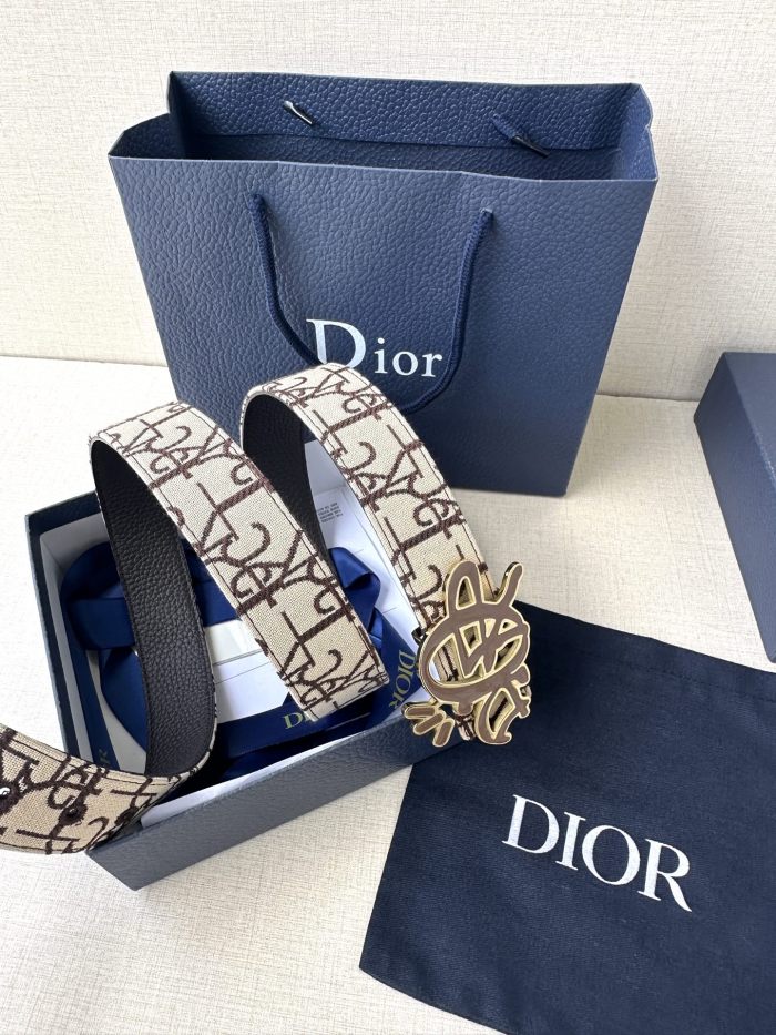Dior Men Belt Width 3.5cm