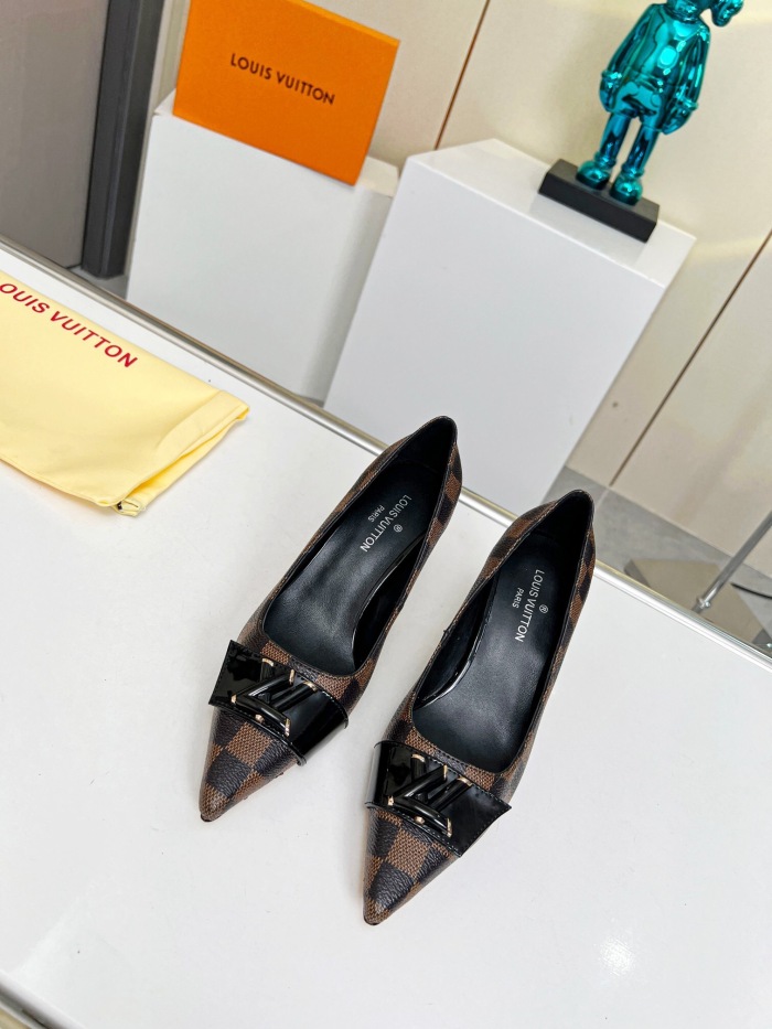 Louis Vuitton Signature Pumps Size 35-41 4-Color
