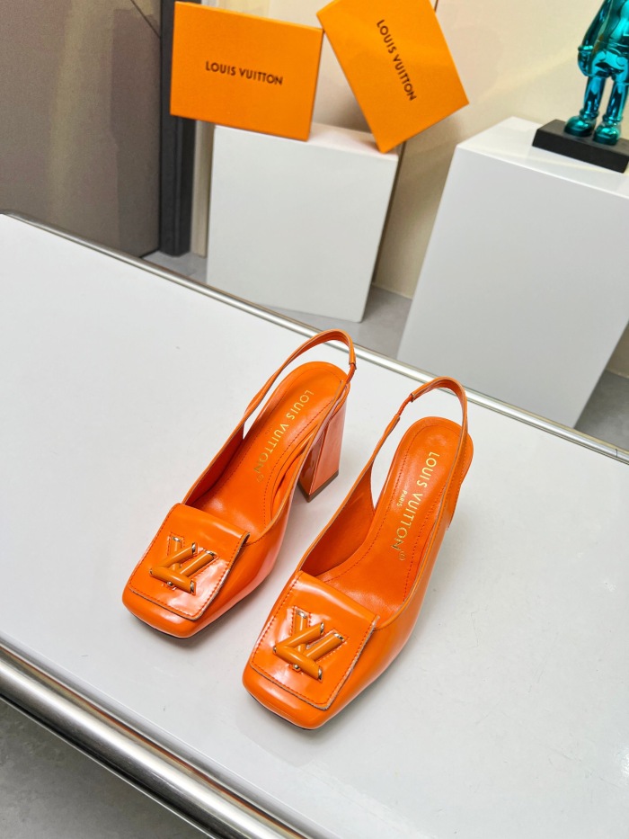 Louis Vuitton Shake Slingback Pumps Size 35-41 6-Color