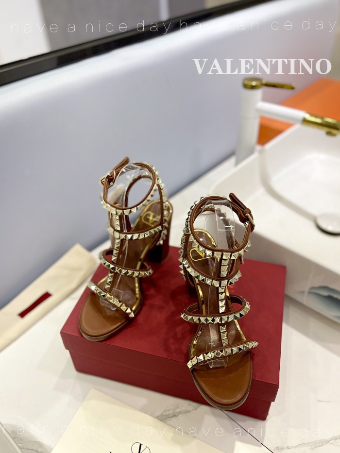 Valentino Rockstud Ankle Strap Pumps Size 35-41 5-Color