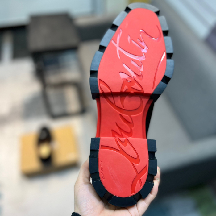 Christian Louboutin CL Moc Lug Strass Loafers Size 39-45 3-Color