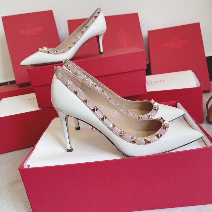 Valentino Rockstud Patent-Leather Pumps Size 35-41 8-Color