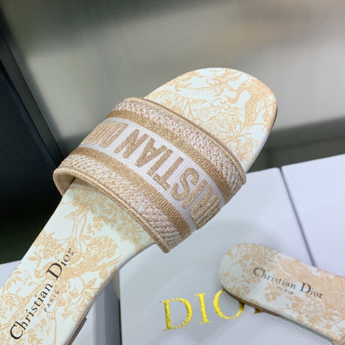 Dior Dway Slippers Size 35-41 8-Color
