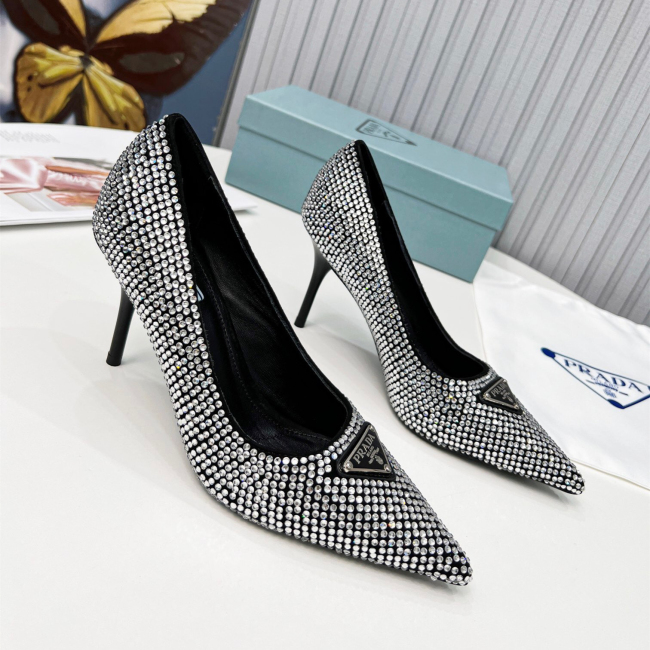 Prada Brushed Leather Pumps Size 35-41 3-Color