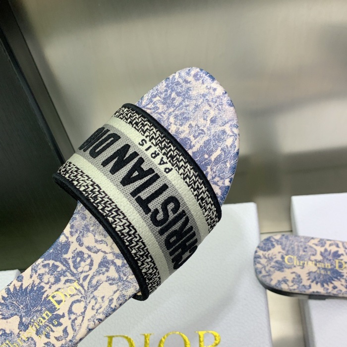 Dior Dway Slippers Size 35-41 8-Color