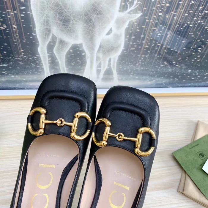 Gucci With Horsebit Pumps Size 35-41 4-Color