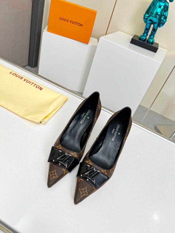 Louis Vuitton Signature Pumps Size 35-41 4-Color
