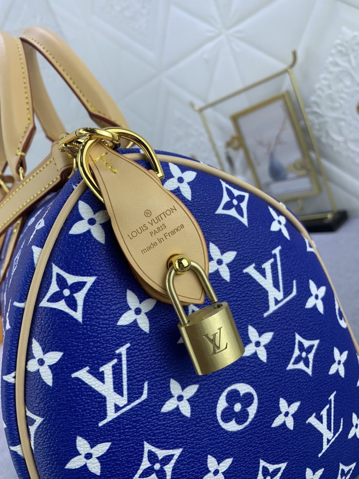 Louis Vuitton Speedy P9 Bandoulière 30 Monogram Leather Travel Bags Size 30*21*7cm