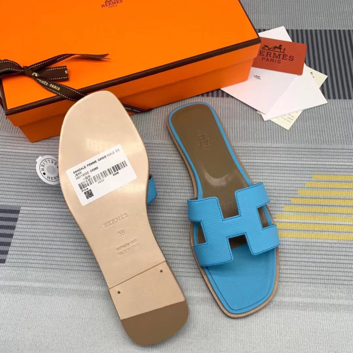 Hermes Oran Slippers Size 35-41  14-Color