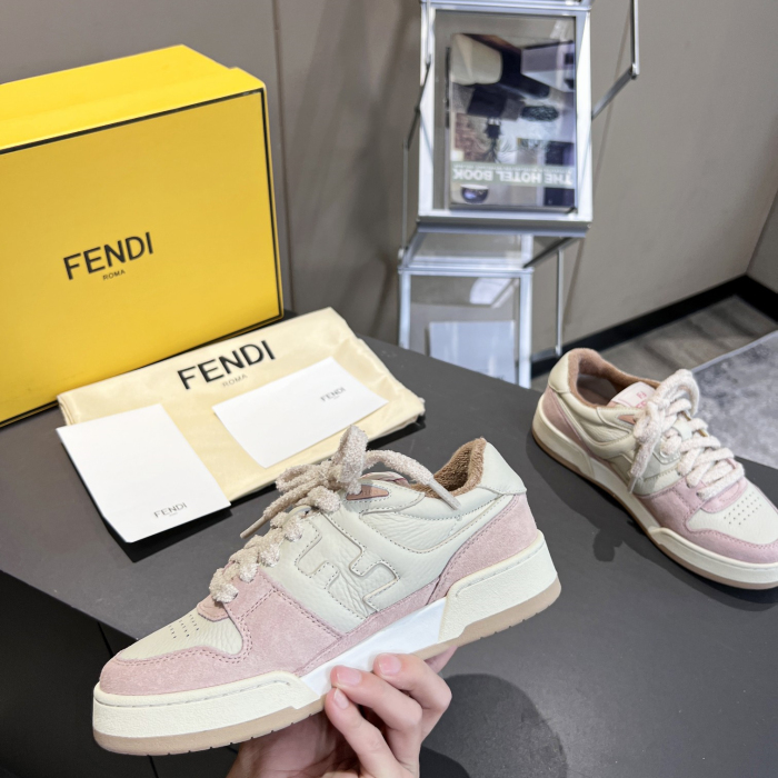 Fendi Match Low Top Sneaker Size 35-45  4-Color