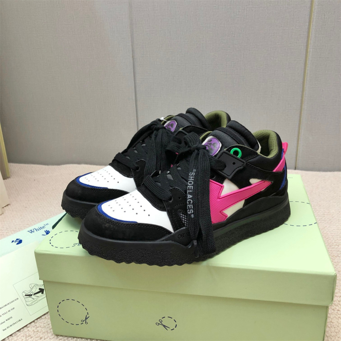 OFF White Midtop Sponge Sneaker Size 36-45   6-Color