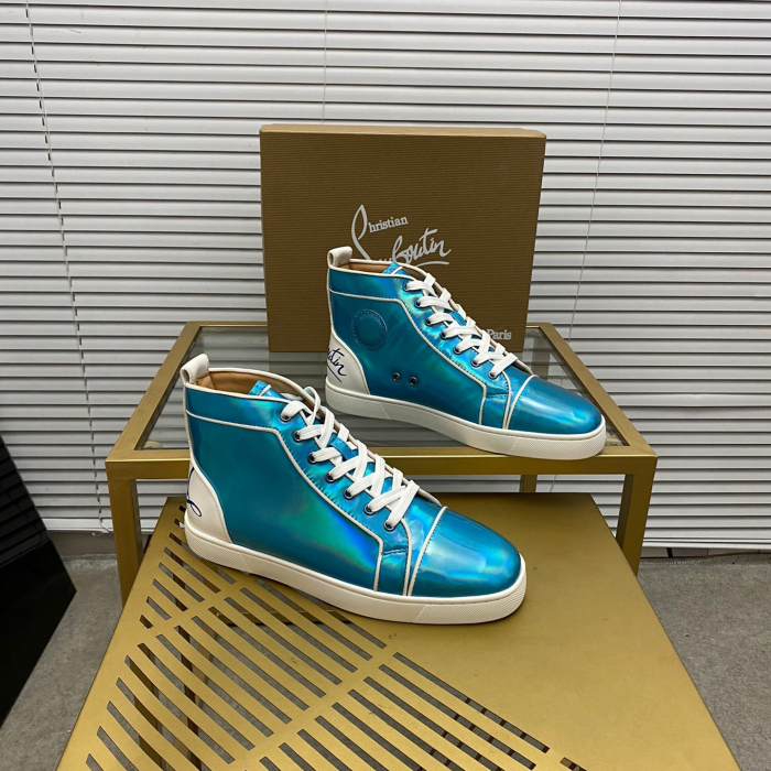 Christian Louboutin Louis High-Top Sneaker Size 36-46  8-Color
