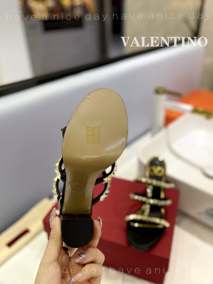 Valentino Rockstud Calfskin Leather Pumps Size 35-41 5-Color