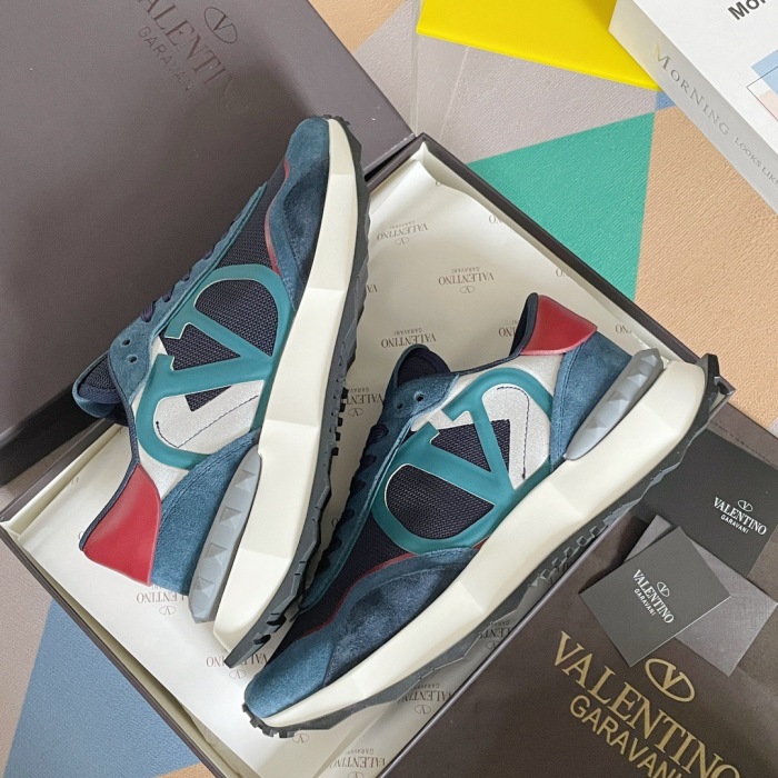 Valentino Netrunner Fabric Sneaker Size 36-45   4-Color