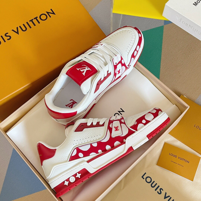 Louis Vuitton x YK LV Trainer Sneaker for Men Size 39-45   3-Color