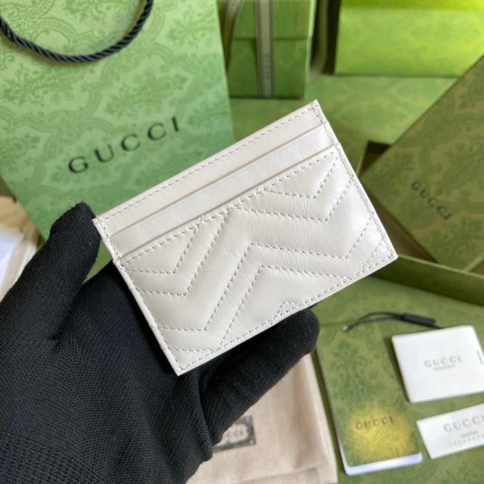 Gucci GG Marmont card case Size 10*7cm Style: 443127
