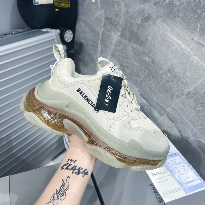 Balenciaga Triple S Clear Sole Sneaker Size 35-46  8-Color