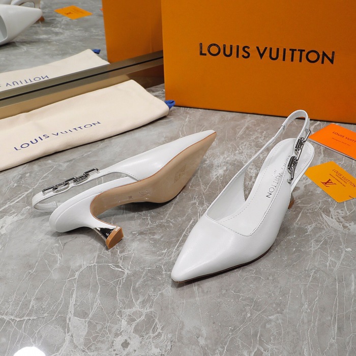 Louis Vuitton Sparkle Slingback Pumps Size 35-41 3-Color