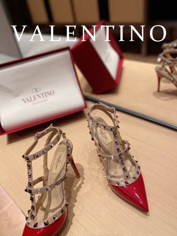 Valentino Rockstud Ankle Strap Pumps Size 35-41 11-Color