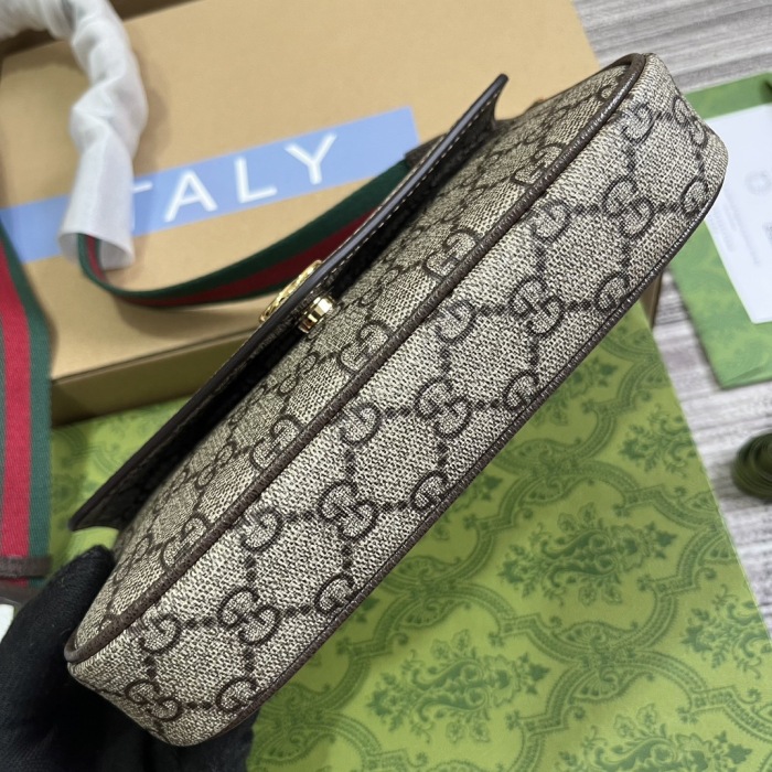 Gucci Ophidia Shoulder Bags 13*22*4cm