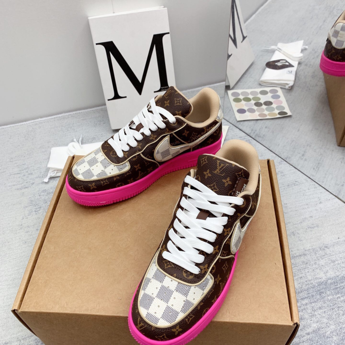 Louis Vuitton x Off White x Air Force 1 Sneaker Size 36-45   9-Color