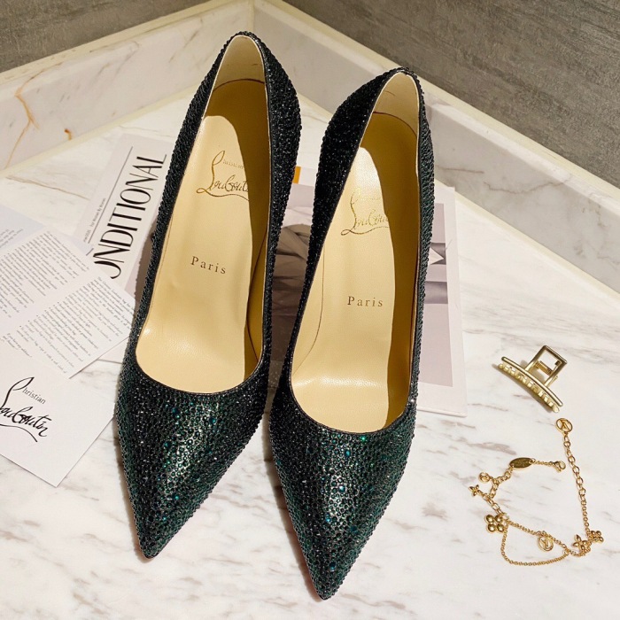 Christian Louboutin Kate Strass Pumps Size 35-41 12-Color